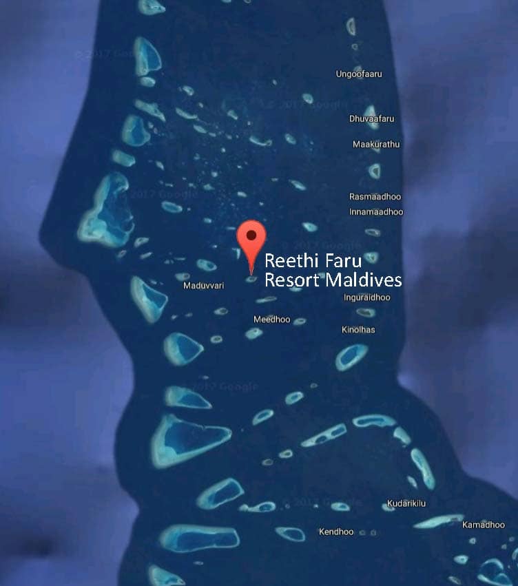 Reethi Faru Resort - Map
