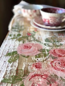 Painterly Roses Stempel Iron Orchid Designs