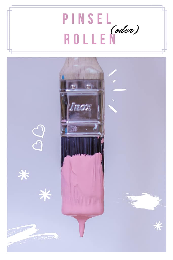 Pinsel oder Rollen