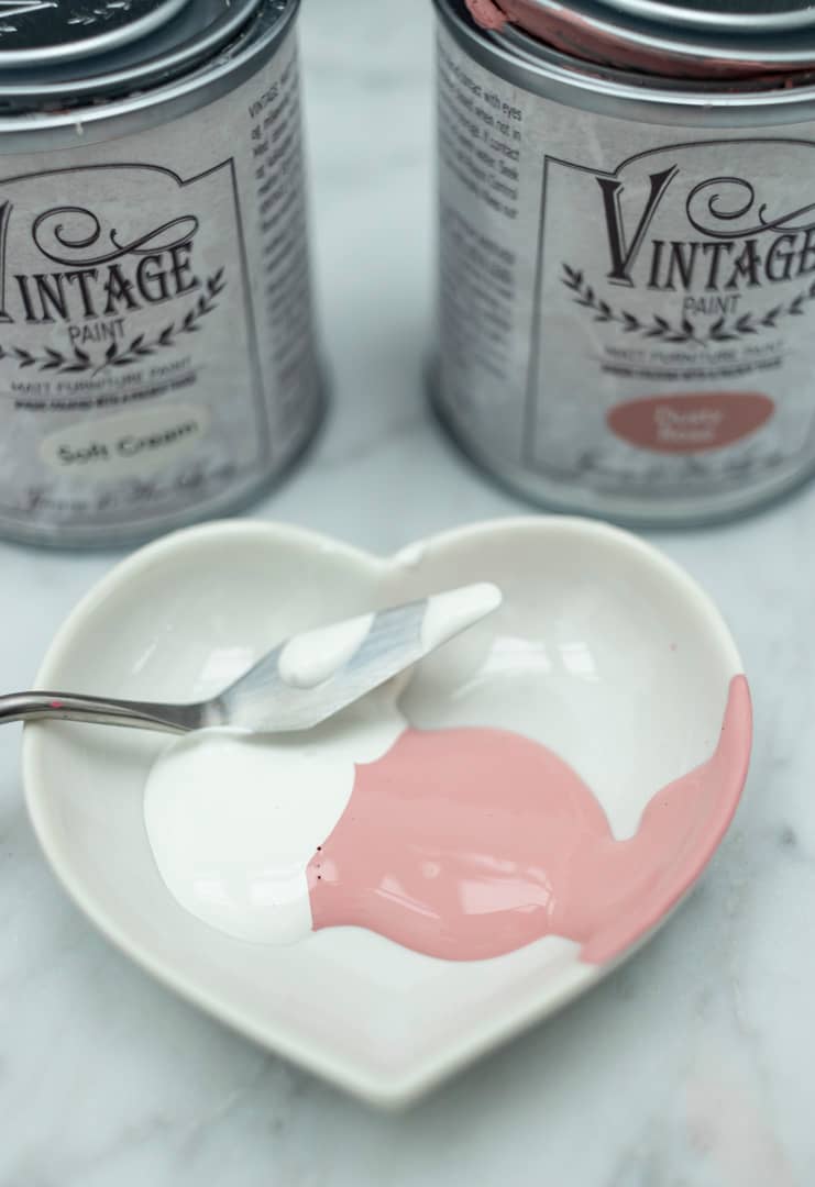Dusty Rose Warm Cream Kreidefarbe Jeanne D' Arc Living