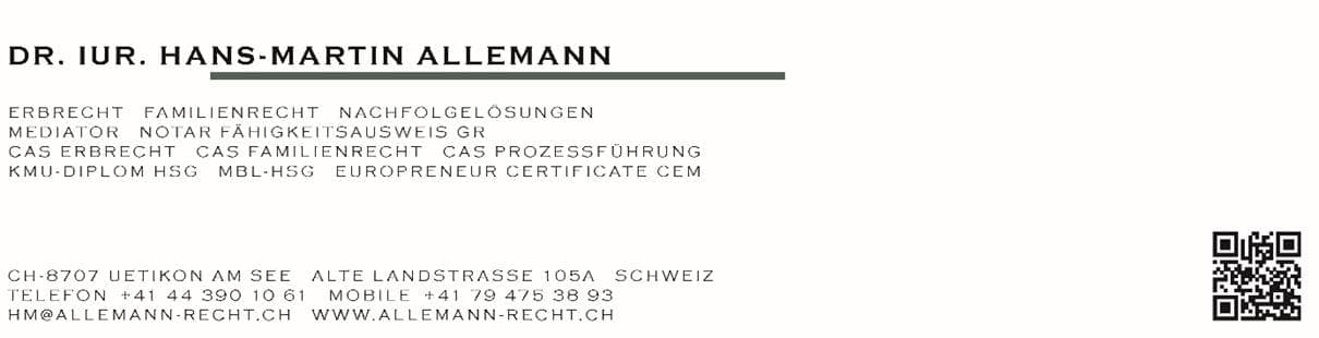 Dr. Iur. Hans Martin Allemann