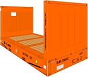 20' Flatrack Container 