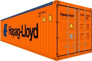 40' Open Top Container 