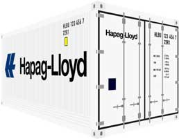 20’ refrigerated container