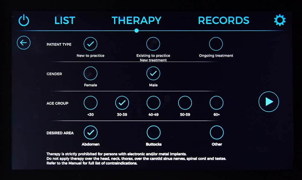 Emsculpt Neo Touchscreen Emsculpt Neo Touchscreen