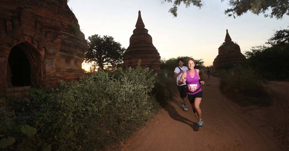Read more about the article Mitarbeiterin Ursula Friedrich beim Marathon in Myanmar