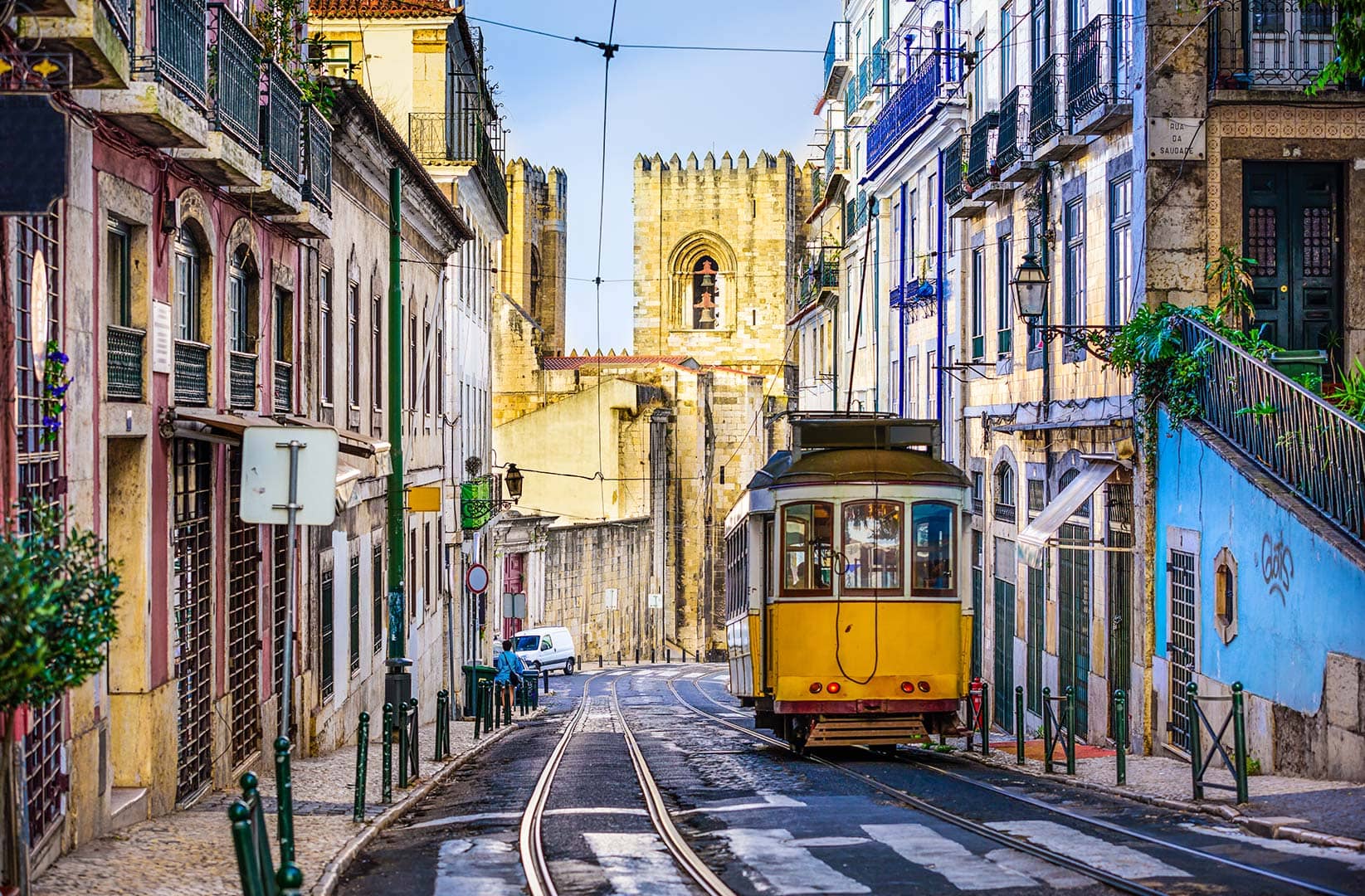 Umzug nach Portugal - Strassenbahn in Lissabon