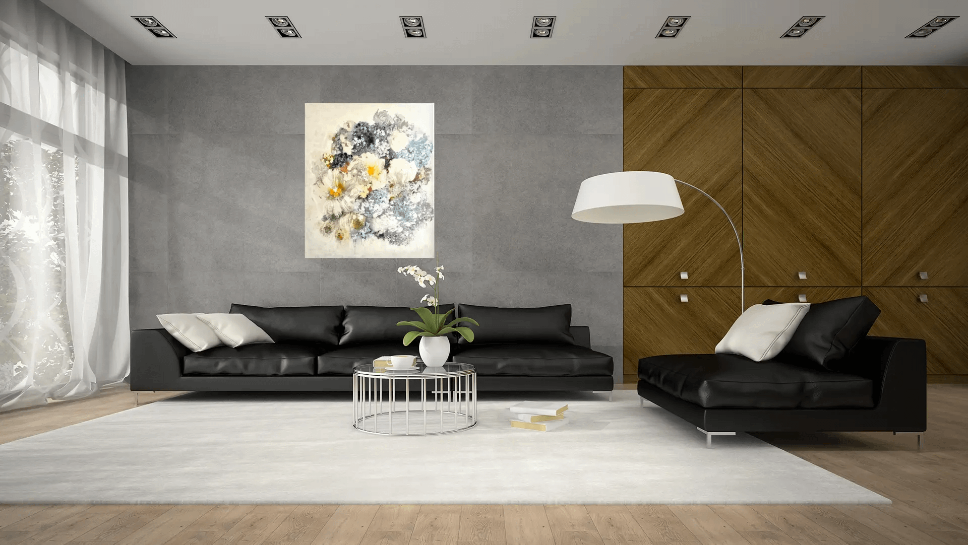 Blumen unter sich II Mockup 120 x 100cm