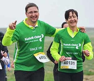 Kerzerslauf 2015 - Markus Mueller mit seiner Frau