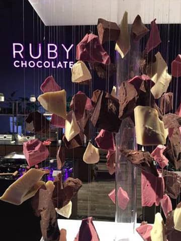 Ruby chocolate Shanghai opening.