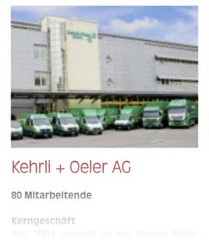 Read more about the article Kehrli + Oeler AG Magazine «Berner Wirtschaft» from 15.12.2013