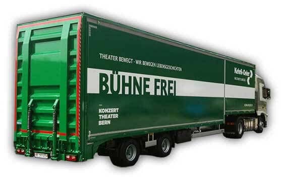 Read more about the article Handover of the new stage trailer to the Stadttheater Berne