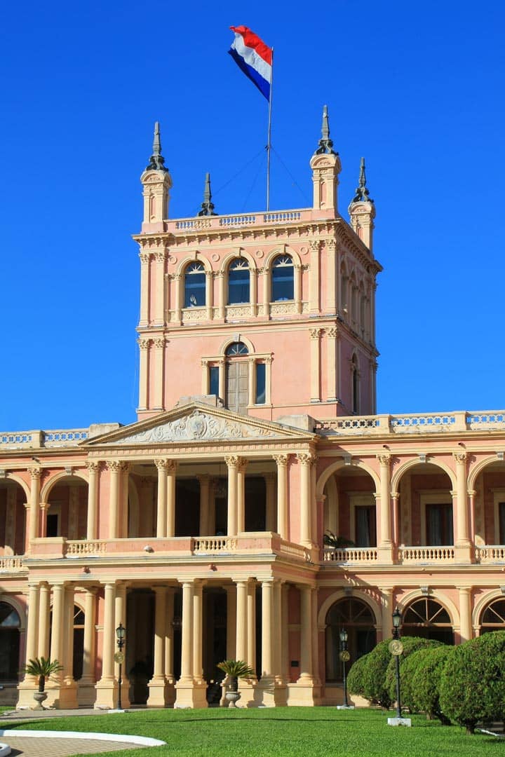Paraguay Umzüge Presidential Palace in Asuncion