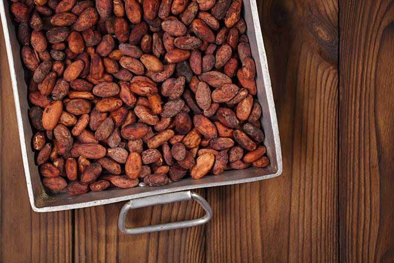 How to roast cocoa beans