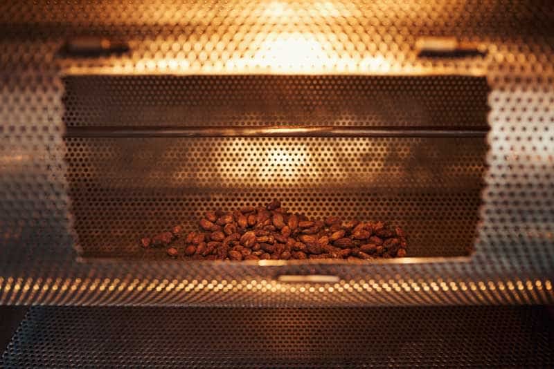Drum-Roaster Equipment for roasting cocoa