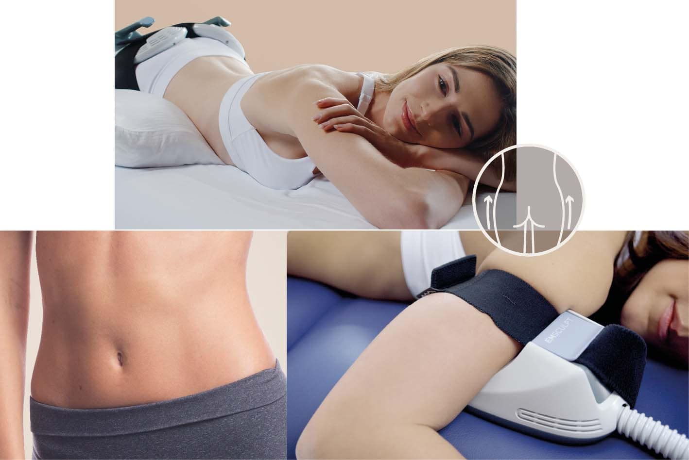 Emsculpt Bodyforming Muskelaufbau und Fettreduktion